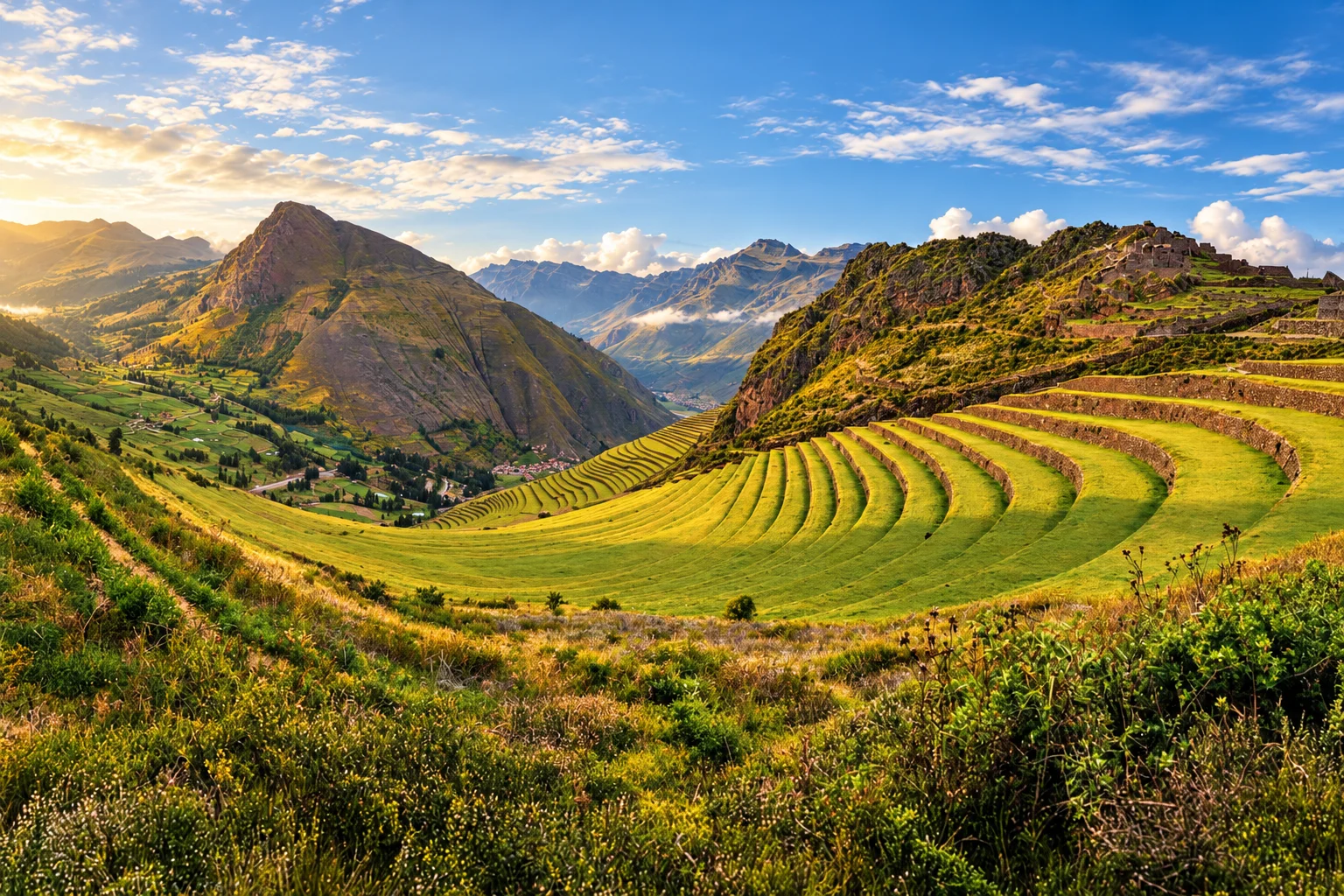 Pisac Inca ruins
